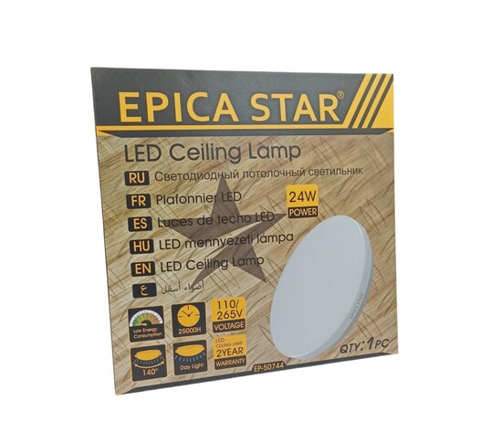 LED ΛΑΜΠΑ ΟΡΟΦΗΣ 24W/Φ35 EPICA STAR EP-50744