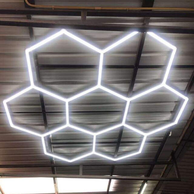LED ΕΞΑΓΩΝΙΚΟ ΦΩΤΙΣΤΙΚΟ ΜΕ 7 ΚΥΨΕΛΕΣ ΨΥΧΡΟ ΦΩΣ 6500Κ RZ-57420