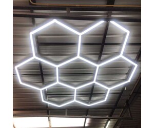 LED ΕΞΑΓΩΝΙΚΟ ΦΩΤΙΣΤΙΚΟ ΜΕ 7 ΚΥΨΕΛΕΣ ΨΥΧΡΟ ΦΩΣ 6500Κ RZ-57420