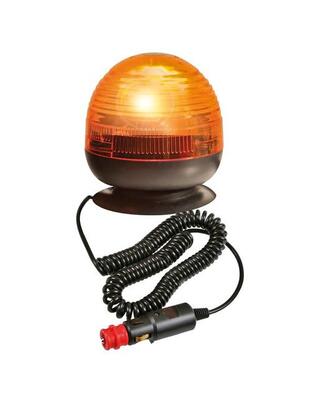ΜΑΓΝΗΤΙΚΟΣ ΦΑΡΟΣ RH-4 12V/24V (ΠΟΡΤΟΚΑΛΙ/ΚΟΝΤΟΣ/ΣΤΡΟΓΓΥΛΟΣ ΜΕ ΦΙΣ ΑΝΑΠΤΗΡΑ - 130 Χ 135 mm)