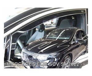 ΑΝΕΜΟΘΡΑΥΣΤΕΣ ΓΙΑ MERCEDES EQS SUV 5D 2022+ ΣΕΤ ΑΥΤΟΚΙΝΗΤΟΥ ΑΠΟ ΕΥΚΑΜΠΤΟ ΦΙΜΕ ΠΛΑΣΤΙΚΟ HEKO - 4 ΤΕΜ.