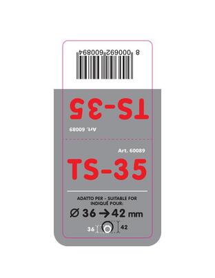 ΑΚΡΟ ΕΞΑΤΜΙΣΗΣ TS-35 Φ 36-42mm - ΣΤΡΟΓΓΥΛΟ