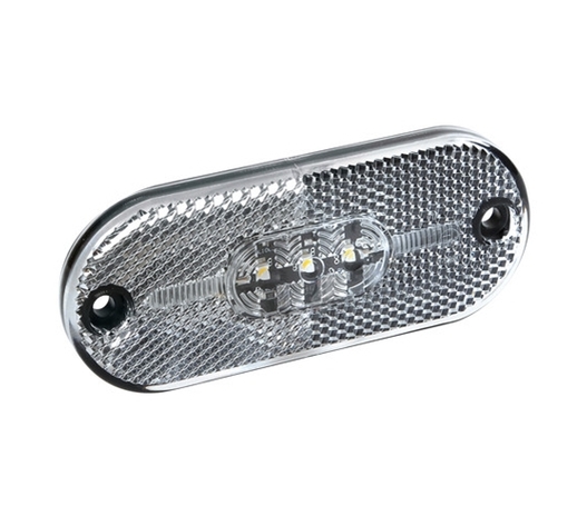 ΦΩΣ ΟΓΚΟΥ ΦΟΡΤΗΓΟΥ 24V 5LED 108x44mm ΛΕΥΚΟ ΑΔΙΑΒΡΟΧΟ LAMPA -1ΤΕΜ.