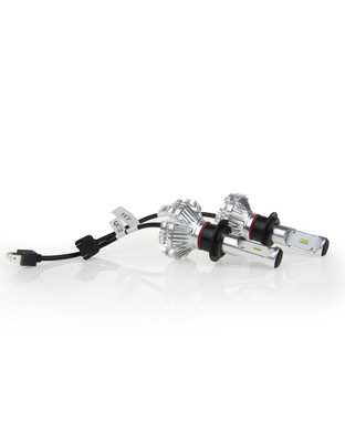 Amio - Λαμπτήρες SX SERIES τύπου H7 τάση λειτουργίας 6/12V απόδοσης 40W 6000K 3200lm με ενσωματωμένη ψύκτρα για Επιβατικά Αυτοκίνητα και Μοτοσυκλέτες - 2 τεμ. (01063/AM)