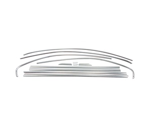 TRIM  ΠΑΡΑΘΥΡΩΝ ΑΥΤΟΚΟΛΛΗΤΑ ΧΡΩΜΙΟΥ 12ΤΕΜ. ΓΙΑ VW JETTA 4D 2011+