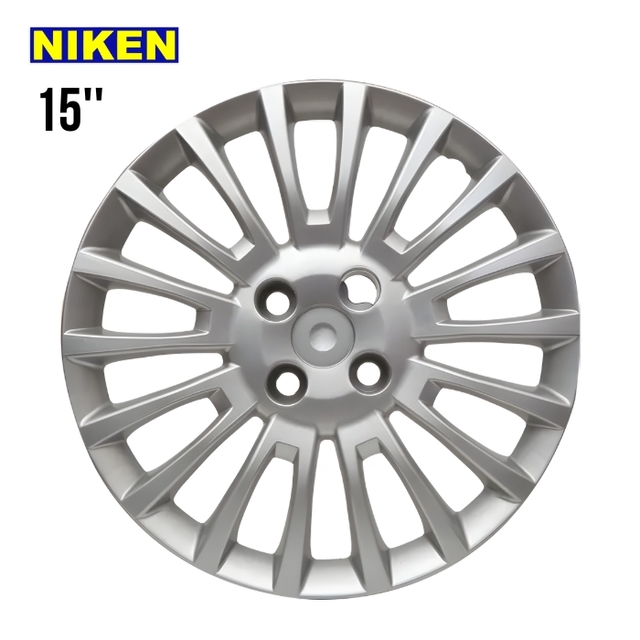 Τάσια τροχών ΝIKEN ασημί 15'' 4 τεμάχια