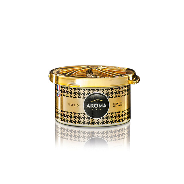 Amio – Αρωματικό Αυτοκινήτου σε Κονσέρβα Aroma Prestige Organic Gold για Φρεσκάδα & Καθημερινή Χρήση – 1 Τεμ. (A92516/AM)