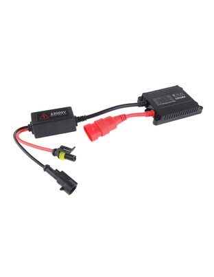 Amio - Kit Xenon Bi-Xenon H4-3 8000K 35W 12V με SLIM ballast για έντονο ψυχρό φωτισμό δρόμου και καθαρή δέσμη σε μεσαία και μεγάλη σκάλα - 1 Σετ (01944/AM)