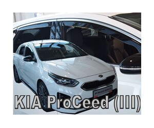 ΑΝΕΜΟΘΡΑΥΣΤΕΣ ΓΙΑ KIA PRO CEED III 5D 2019+ ΣΕΤ ΑΥΤΟΚΙΝΗΤΟΥ ΑΠΟ ΕΥΚΑΜΠΤΟ ΦΙΜΕ ΠΛΑΣΤΙΚΟ HEKO - 4 ΤΕΜ.
