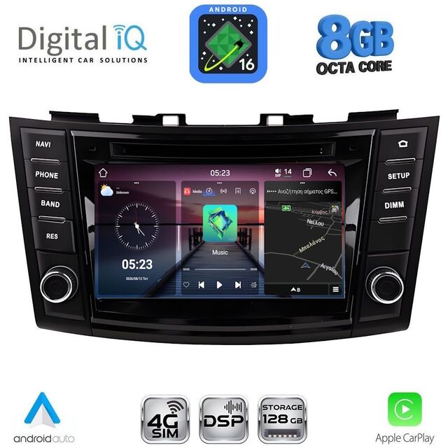 DIGITAL IQ BLM 577_CPA (7" DECK) MULTIMEDIA OEM for SUZUKI SWIFT mod. 2011-2016
