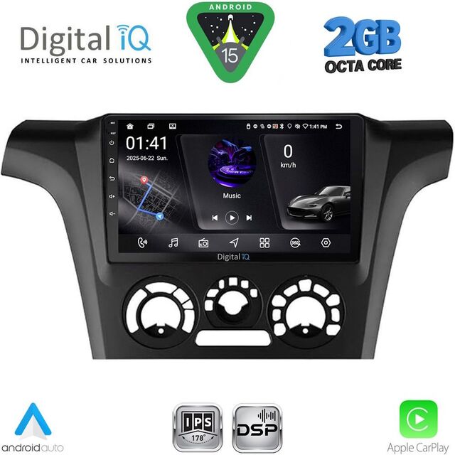 DIGITAL IQ RSF 4441_CPA A/C (9inc) MULTIMEDIA TABLET for MITSUBISHI OUTLANDER mod. 2001-2005