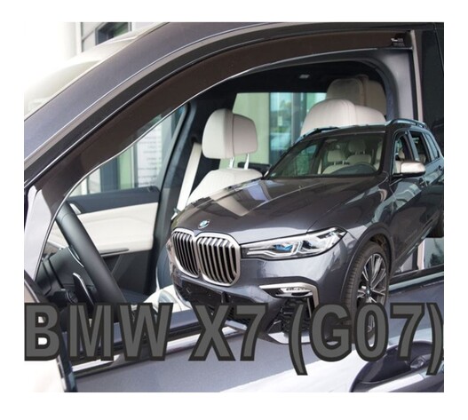 ΑΝΕΜΟΘΡΑΥΣΤΕΣ ΓΙΑ BMW X7 G07 5D 2018-2021 ΖΕΥΓΑΡΙ ΑΠΟ ΕΥΚΑΜΠΤΟ ΦΙΜΕ ΠΛΑΣΤΙΚΟ HEKO - 2 ΤΕΜ.