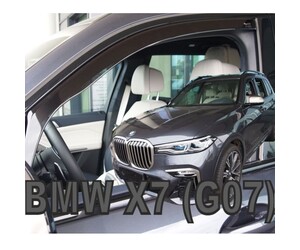 ΑΝΕΜΟΘΡΑΥΣΤΕΣ ΓΙΑ BMW X7 G07 5D 2018-2021 ΖΕΥΓΑΡΙ ΑΠΟ ΕΥΚΑΜΠΤΟ ΦΙΜΕ ΠΛΑΣΤΙΚΟ HEKO - 2 ΤΕΜ.