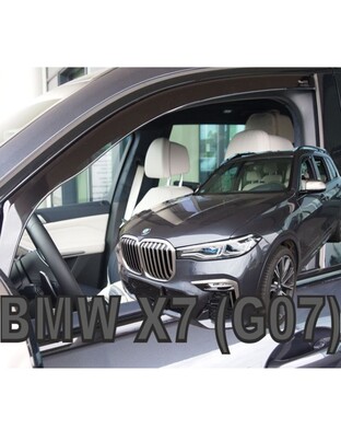 ΑΝΕΜΟΘΡΑΥΣΤΕΣ ΓΙΑ BMW X7 G07 5D 2018-2021 ΖΕΥΓΑΡΙ ΑΠΟ ΕΥΚΑΜΠΤΟ ΦΙΜΕ ΠΛΑΣΤΙΚΟ HEKO - 2 ΤΕΜ.