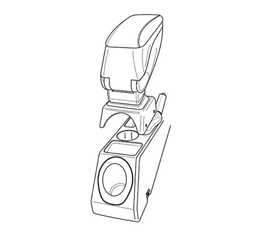 Βάση αντάπτορας τεμπέλη για ALFA ROMEO 147 01/2001-12/2008 -  Lampa - 1 τεμ.