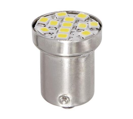 R5W 24/28V BA15s HYPER-LED12 120lm ΛΕΥΚΟ ΔΙΑΘΛΑΣΗΣ 1SMDx3chips (ΜΟΝΟΠΟΛΙΚΟ-ΦΟΥΝΤΟΥΚΙ) BLISTER 1ΤΕΜ.