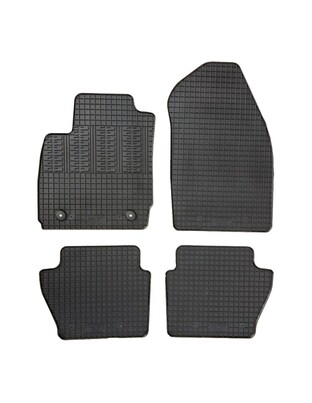 Cik - ΠΑΤΑΚΙΑ ΑΥΤΟΚΙΝΗΤΟΥ ΑΠΟ ΛΑΣΤΙΧΟ ΓΙΑ FORD FIESTA 3D / 5D 06/2017+ / FORD PUMA 11/2019+ ΣΕ ΜΑΥΡΟ ΧΡΩΜΑ ΜΕ ΚΟΥΜΠΩΜΑΤΑ - 4 ΤΕΜ. (RM.FO.0032/CK)