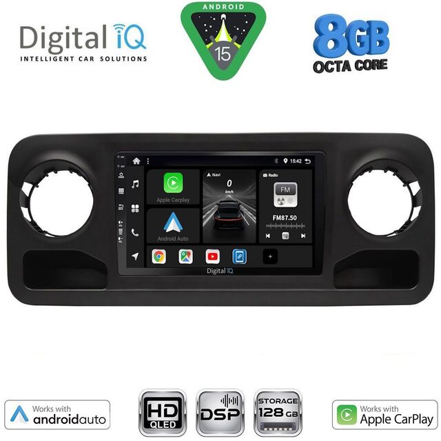 DIGITAL IQ BXF 18424_CPAA (10inc) MULTIMEDIA TABLET for MERCEDES SPRINTER mod. 2018-2026