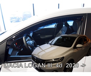ΑΝΕΜΟΘΡΑΥΣΤΕΣ ΓΙΑ DACIA LOGAN 4D 2004 ΖΕΥΓΑΡΙ ΑΠΟ ΕΥΚΑΜΠΤΟ ΦΙΜΕ ΠΛΑΣΤΙΚΟ HEKO - 2 ΤΕΜ.