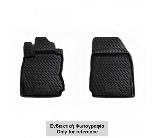 ΠΑΤΑΚΙΑ ΣΕ ΣΚΑΦΗ TPE ΛΑΣΤΙΧΟ ΓΙΑ VW CADDY 10/2007-2014 5D ΣΕ ΜΑΥΡΟ ΧΡΩΜΑ NOVLINE - 2 ΤΕΜ
