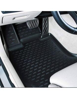 ΠΑΤΑΚΙΑ ΣΕ ΣΚΑΦΗ TPE ΛΑΣΤΙΧΟ ΓΙΑ RENAULT CLIO III 5D 2005-2012  ΣΕ ΜΑΥΡΟ ΧΡΩΜΑ NOVLINE - 4 ΤΕΜ.