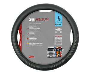 ΚΑΛΥΜΜΑ ΤΙΜΟΝΙΟΥ ΦΟΡΤΗΓΟΥ CLUB 46/48cm (L) ΜΑΥΡΟ ΟΙΚΟΛΟΓΙΚΟ ΚΑΙ ΑΟΣΜΟ