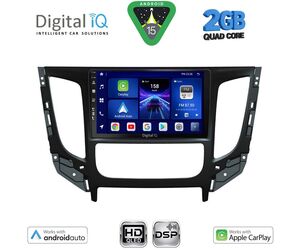 DIGITAL IQ BXC 3437_CPAA CLIMA (9inc) MULTIMEDIA TABLET for MITSUBISHI L200 mod. 2015-2019 with CLIMA