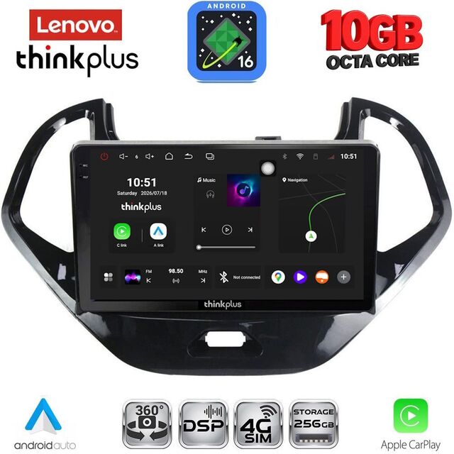 LENOVO LTM 11167SH_CPA (9inc) MULTIMEDIA TABLET for FORD KA mod. 2017-2024