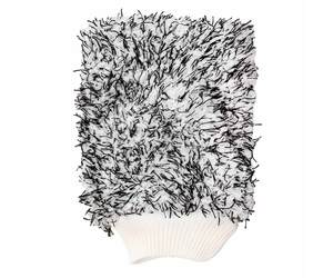 Amio - ΓΑΝΤΙ ΠΛΥΣΙΜΑΤΟΣ ΜΕ ΜΙΚΡΟΙΝΕΣ (MICROFIBER) 25x18cm 600g/sqm ΑΣΠΡΟ/ΜΑΥΡΟ - 1 Τεμ. (02870/AM)