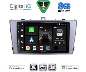 DIGITAL IQ BXF 7705SL_CPAA (9inc) MULTIMEDIA TABLET for TOYOTA AVENSIS (T27) mod. 2009-2015 (SILVER)