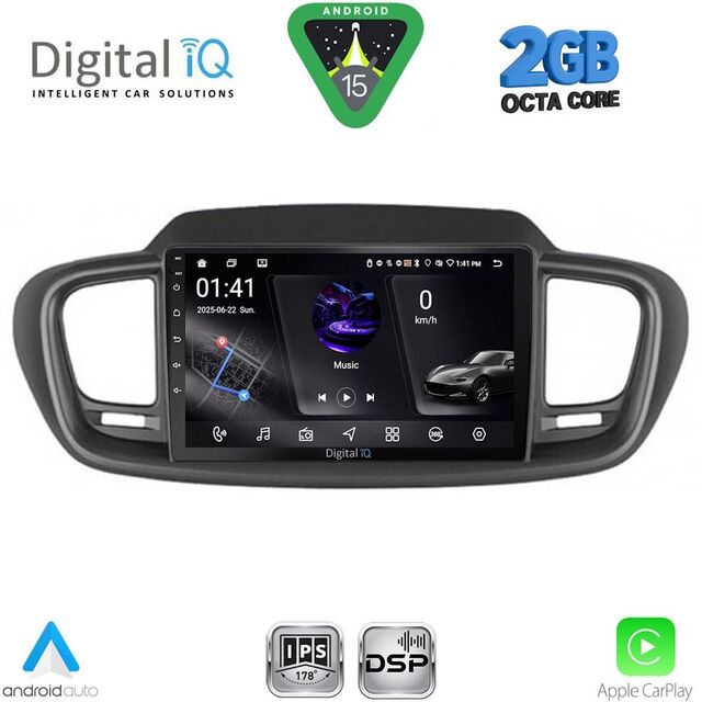 DIGITAL IQ RSF 4319_CPA (10inc) MULTIMEDIA TABLET for KIA SORENTO mod. 2014-2020