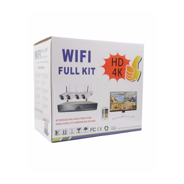 ΣΥΣΤΗΜΑ CCTV ΜΕ 4 ΑΣΥΡΜΑΤΕΣ ΚΑΜΕΡΕΣ WIFI HL-130W-4