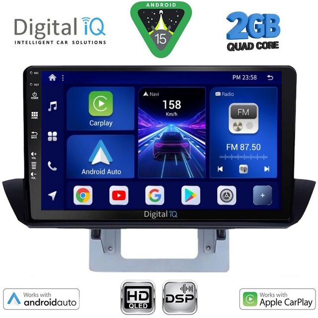 DIGITAL IQ BXC 3364_CPAA DASH (9inc) MULTIMEDIA TABLET for MAZDA BT50 mod. 2012-2019