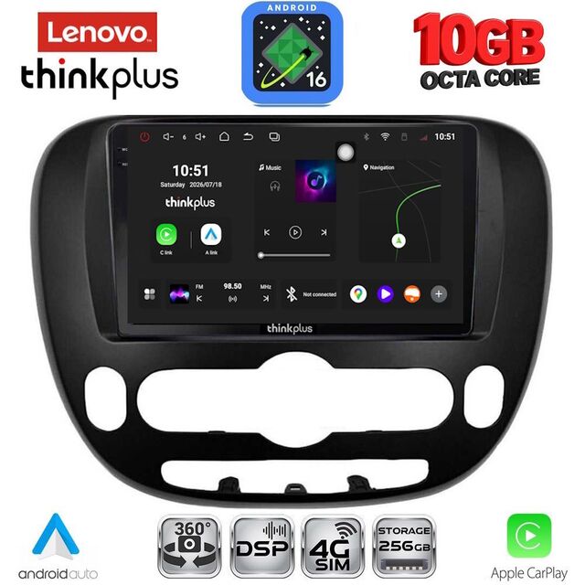 LENOVO LTM 11321_CPA (9inc) MULTIMEDIA TABLET for KIA SOUL mod. 2013-2019