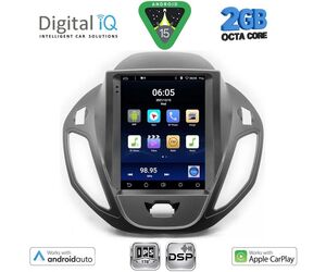 DIGITAL IQ BXF 5880_CPAA TESLA STYLE for FORD TOURNEO COURIER mod. 2014-2024
