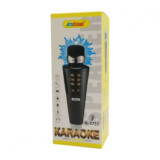 ΜΙΚΡΟΦΩΝΟ ΑΣΥΡΜΑΤΟ KARAOKE ANDOWL Q-2711