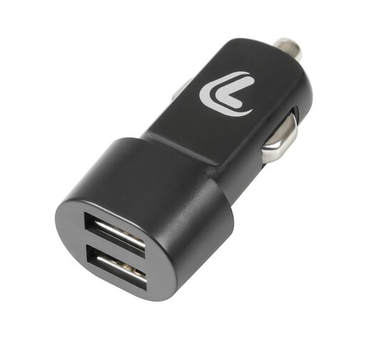 ΑΝΤΑΠΤΟΡΑΣ ΑΝΑΠΤΗΡΑ ΜΕ 2 ΘΥΡΕΣ USB 12/24V 2100 mA ESSENTIALS LINE (ΜΑΥΡΟ)