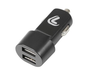 ΑΝΤΑΠΤΟΡΑΣ ΑΝΑΠΤΗΡΑ ΜΕ 2 ΘΥΡΕΣ USB 12/24V 2100 mA ESSENTIALS LINE (ΜΑΥΡΟ)