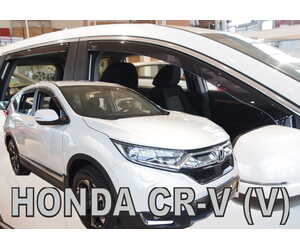 ΑΝΕΜΟΘΡΑΥΣΤΕΣ ΓΙΑ HONDA CR-V 5D 2018+  ΣΕΤ ΑΥΤΟΚΙΝΗΤΟΥ ΑΠΟ ΕΥΚΑΜΠΤΟ ΦΙΜΕ ΠΛΑΣΤΙΚΟ HEKO - 4 ΤΕΜ.