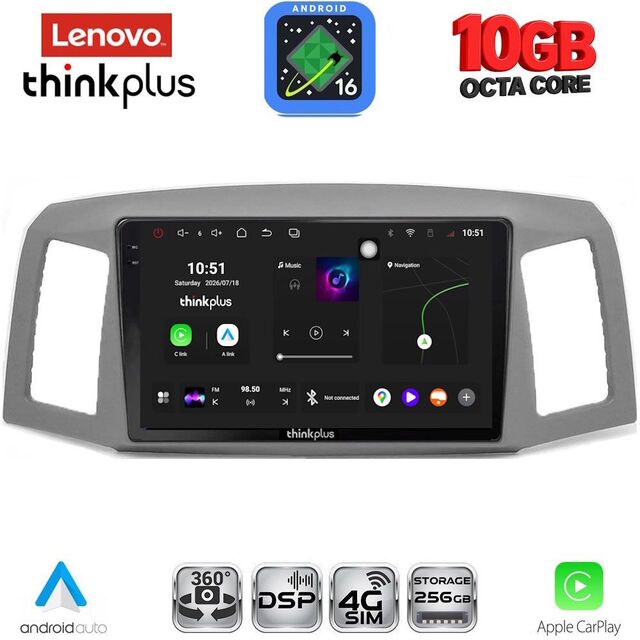 LENOVO LTM 11281_CPA (10inc) MULTIMEDIA TABLET for JEEP GRAND CHEROKEE mod. 2005-2007