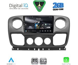DIGITAL IQ RSD 1463_CPA (10inc) MULTIMEDIA TABLET for NISSAN NV400 - OPEL MOVANO - RENAULT MASTER mod. 2010-2020