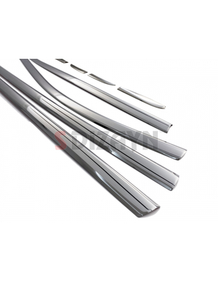 TRIM  ΠΑΡΑΘΥΡΩΝ ΑΥΤΟΚΟΛΛΗΤΑ ΧΡΩΜΙΟΥ 8ΤΕΜ. ΓΙΑ RENAULT CLIO IV 5D 2012+