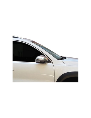 ΚΑΠΑΚΙΑ ΚΑΘΡΕΠΤΩΝ ΓΙΑ SEAT ALHAMBRA II MPV 2010+ / SKODA YETI / VW TIGUAN / SHARAN ΧΡΩΜΙΟΥ 2 ΤΕΜ. ΜΕΤΑΛΛΙΚΑ