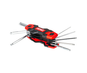 Amio – Πτυσσόμενα Κλειδιά Allen Imbus CR-V 1.5-8mm Πολυεργαλείο Heavy Duty για Σταθερή Εφαρμογή στη Βίδα & Καθημερινή Χρήση – 1 Τεμ. (04788/AM)