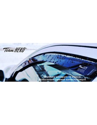 Heko - Ανεμοθραύστες Παραθύρων Για BMW Serie X2 (U10) / iX2 2023 > 5πορτο υλικό Acrylic Χρώμα Φιμέ - 2 τεμ. (ΑΝΕΜ.11010)