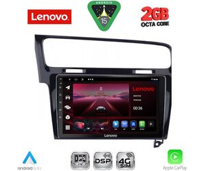 LENOVO LVF 5747BL_CPA (10inc) MULTIMEDIA TABLET for VW GOLF 7 mod. 2013-2020 (SHINY BLACK)