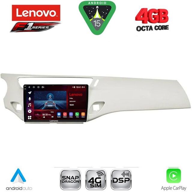 LENOVO SSQ 9092WH_CPA (9inc) MULTIMEDIA TABLET for CITROEN C3 - DS3 mod. 2009-2016 (WHITE)