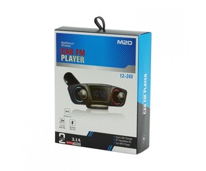 CAR FM PLAYER 3.1A 12-24V M20