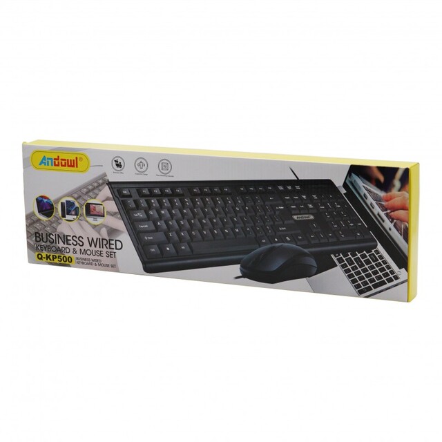 ΣΕΤ ΠΛΗΚΤΡΟΛΟΓΙΟ & ΠΟΝΤΙΚΙ ANDOWL Q-KP500
