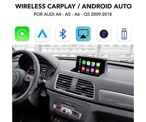 DIGITAL IQ AD 502Q CPA (WIRELESS CARPLAY / ANDROID AUTO BOX with 2 CAMERA IN for AUDI A4-A5-Q5 mod. 2009-2018 with MMI 3G)